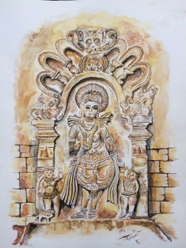 Rustic Goddess- Set of 2 Original Paintings - Image 2