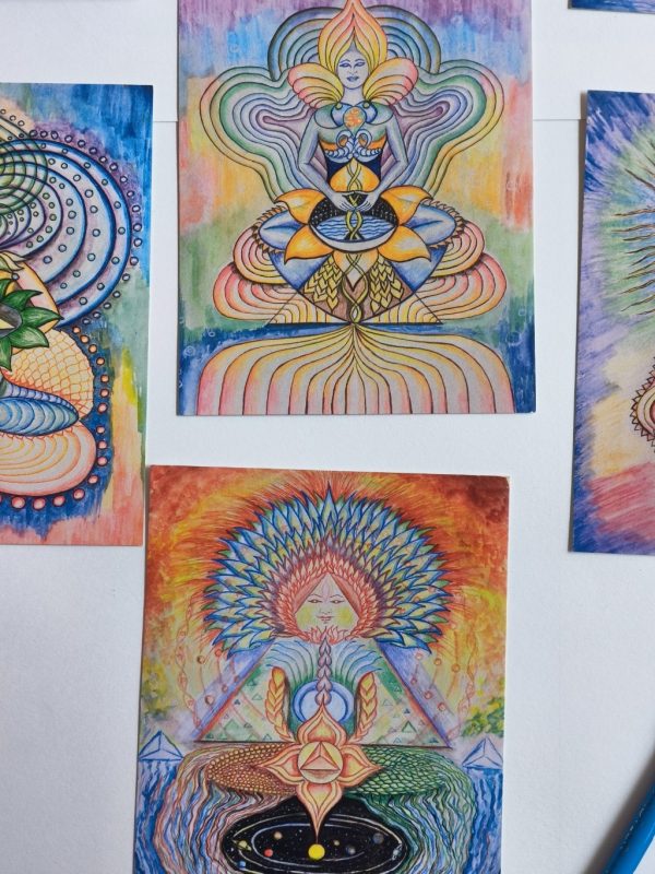 Chakra Goddess - Set of 7 Flat Cards, Note Cards (Without Envelope) - Image 3