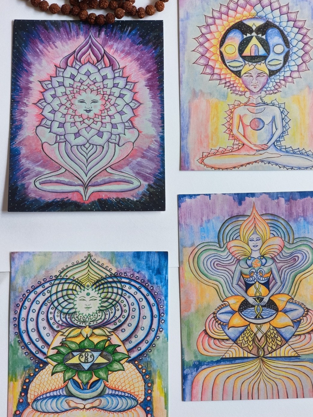 Chakra Goddess - Set of 7 Flat Cards, Note Cards (Without Envelope) - Image 2