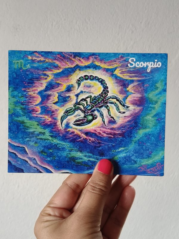Scorpio - Flat Post Card - Image 3
