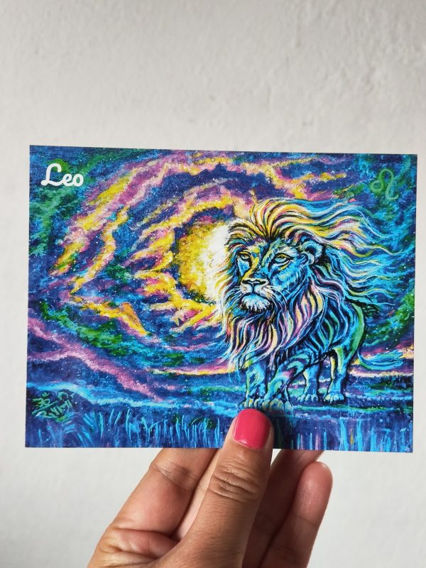 Leo- Flat Post Card - Image 3