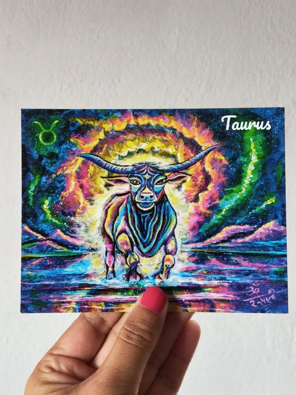 Taurus- Flat Post Card - Image 3