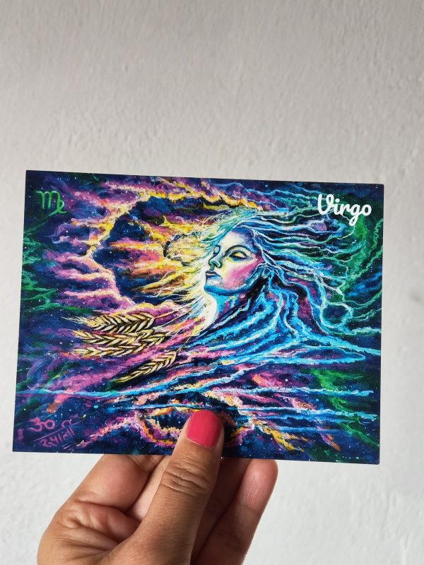 Virgo- Flat Post Card - Image 3