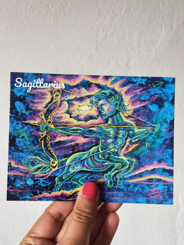 Sagittarius- Flat Post Card - Image 3