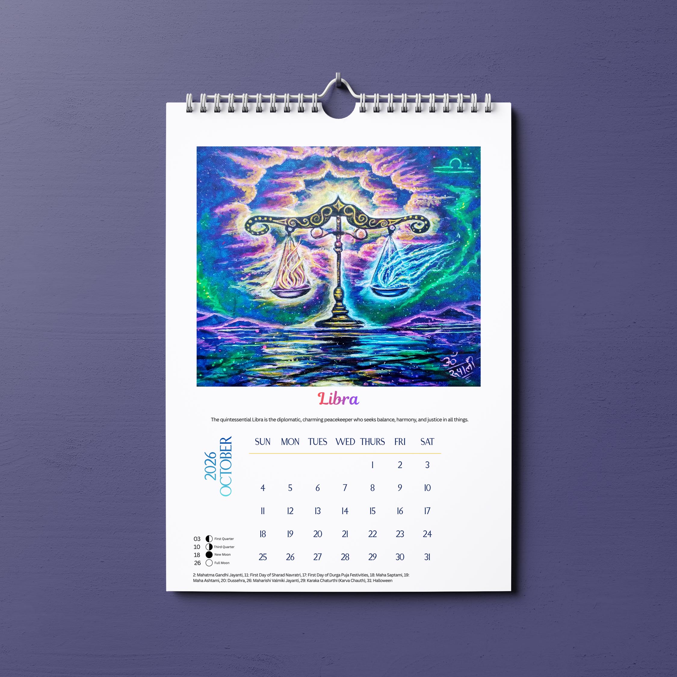 Zodiac art Calendar 2026 - Image 11