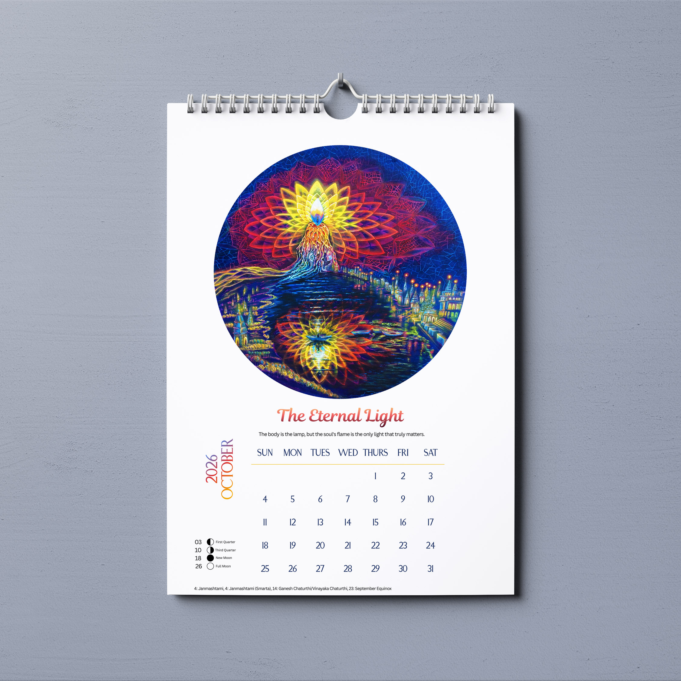 Large Visionary Art Calendar 2026 A3 Size - Image 12