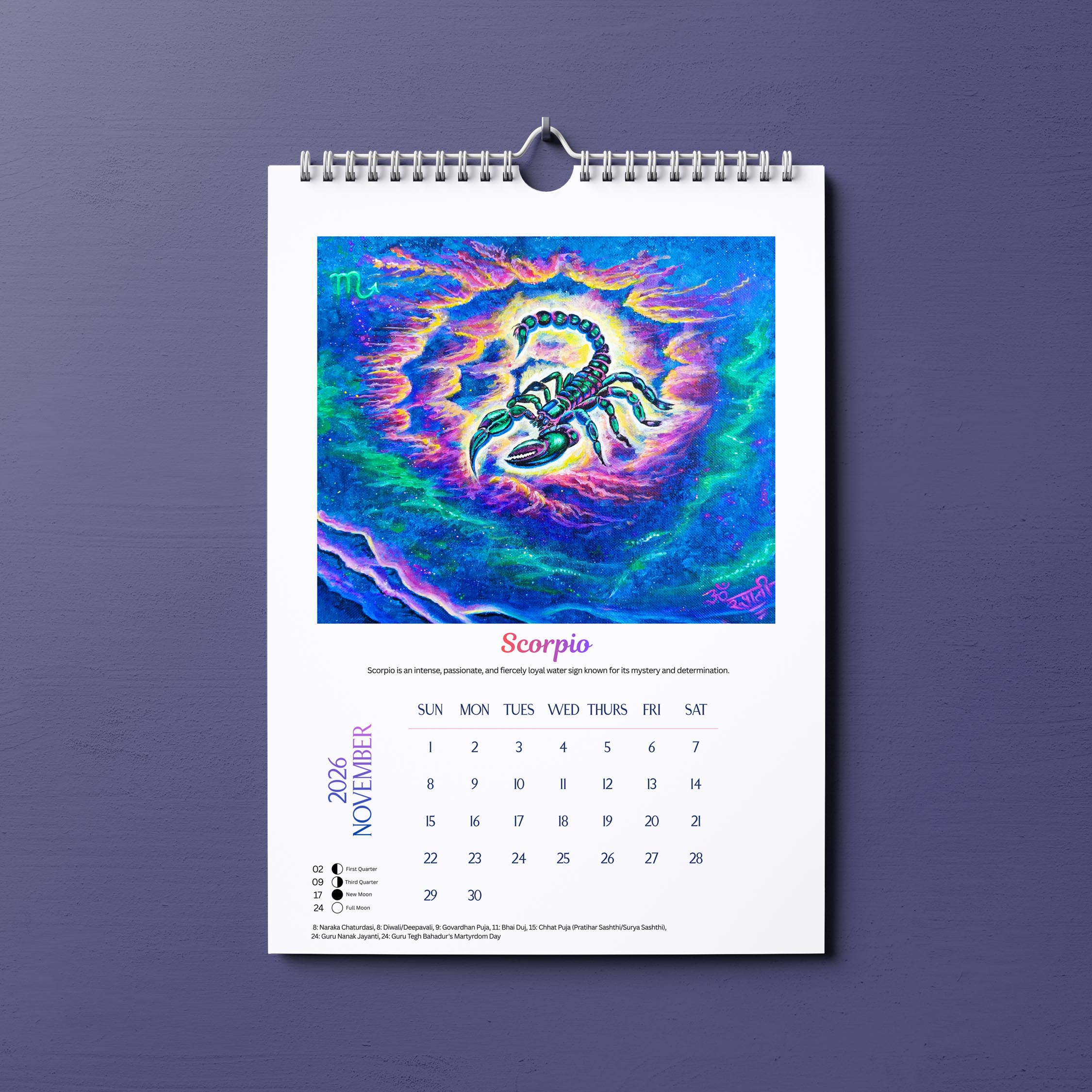 Zodiac art Calendar 2026 - Image 12