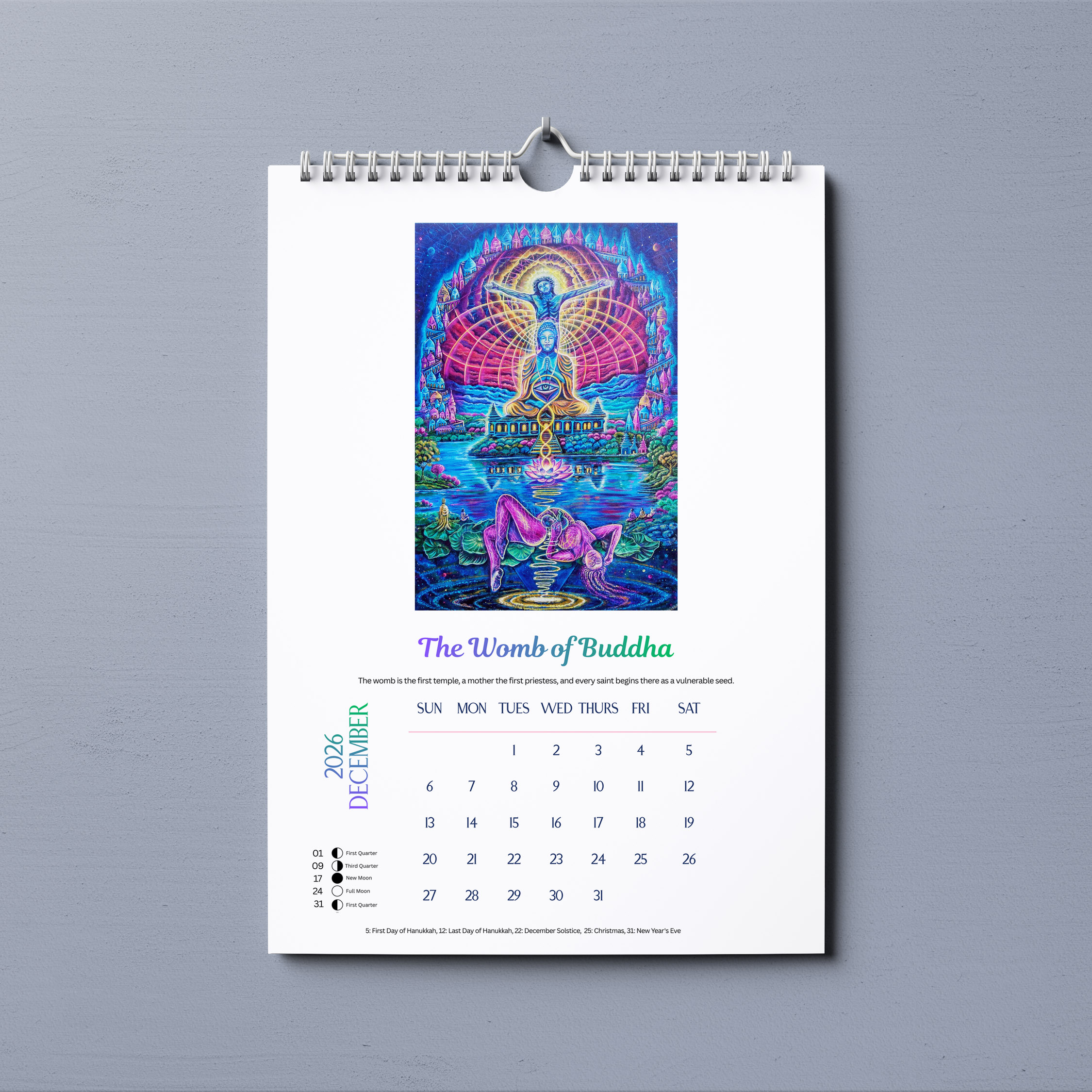 Large Visionary Art Calendar 2026 A3 Size - Image 14