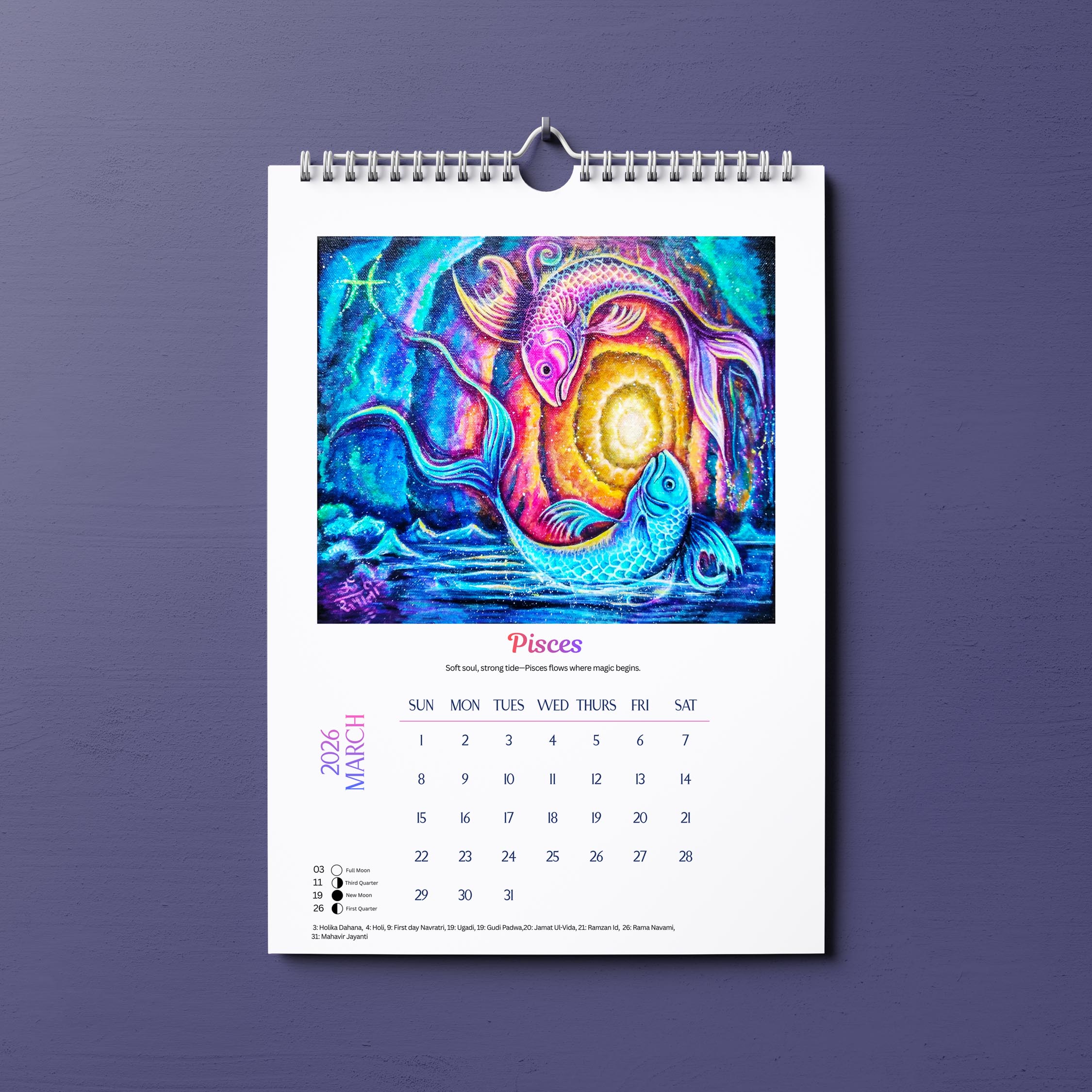 Zodiac art Calendar 2026 - Image 5