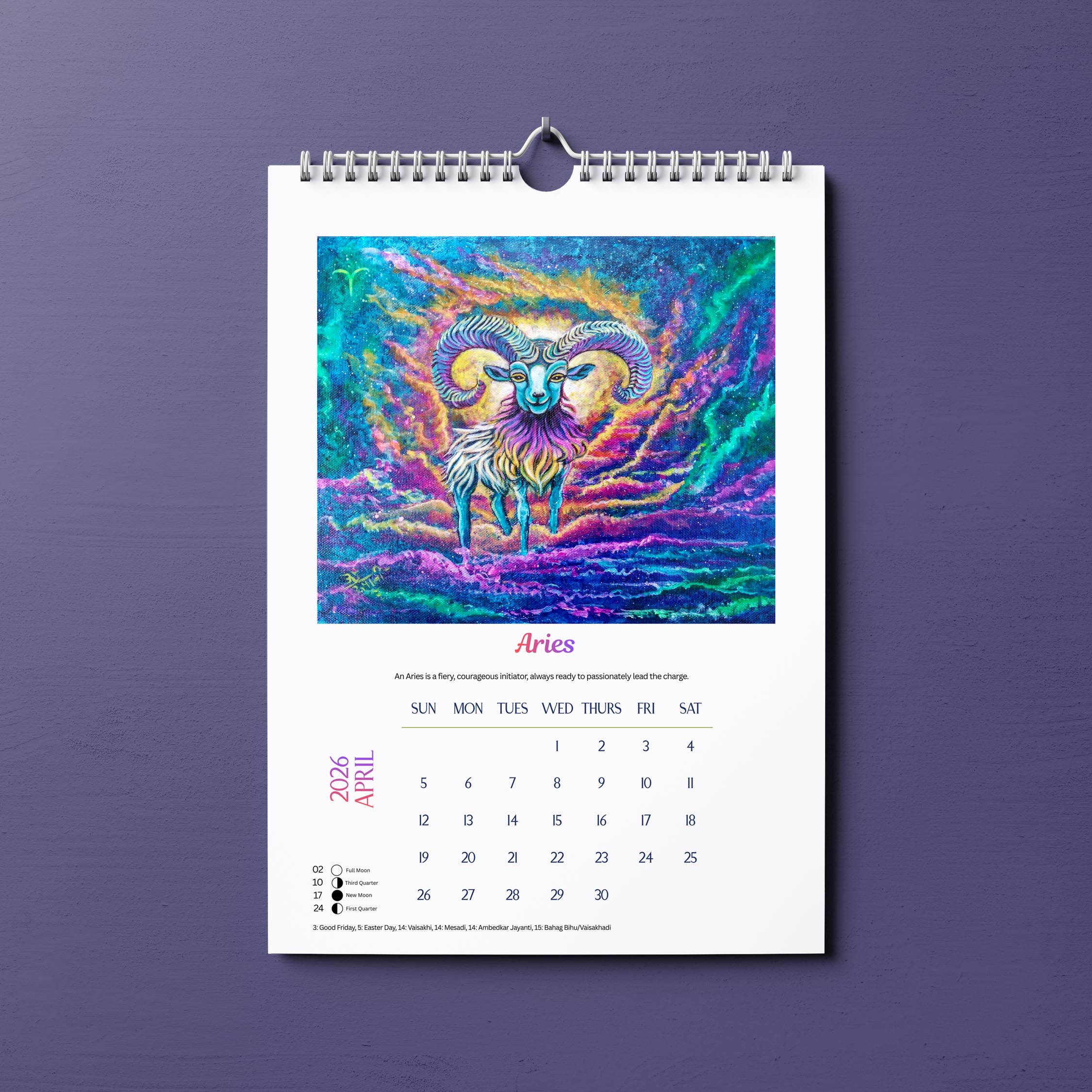 Zodiac art Calendar 2026 - Image 6