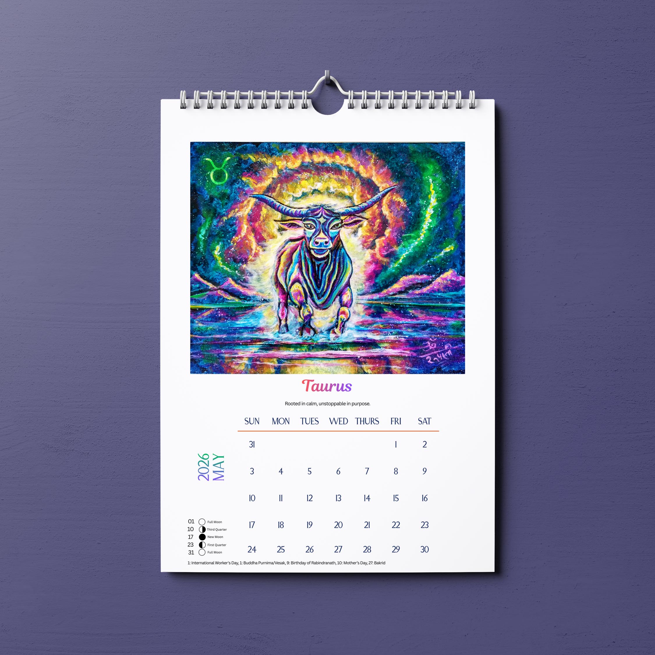 Zodiac art Calendar 2026 - Image 7