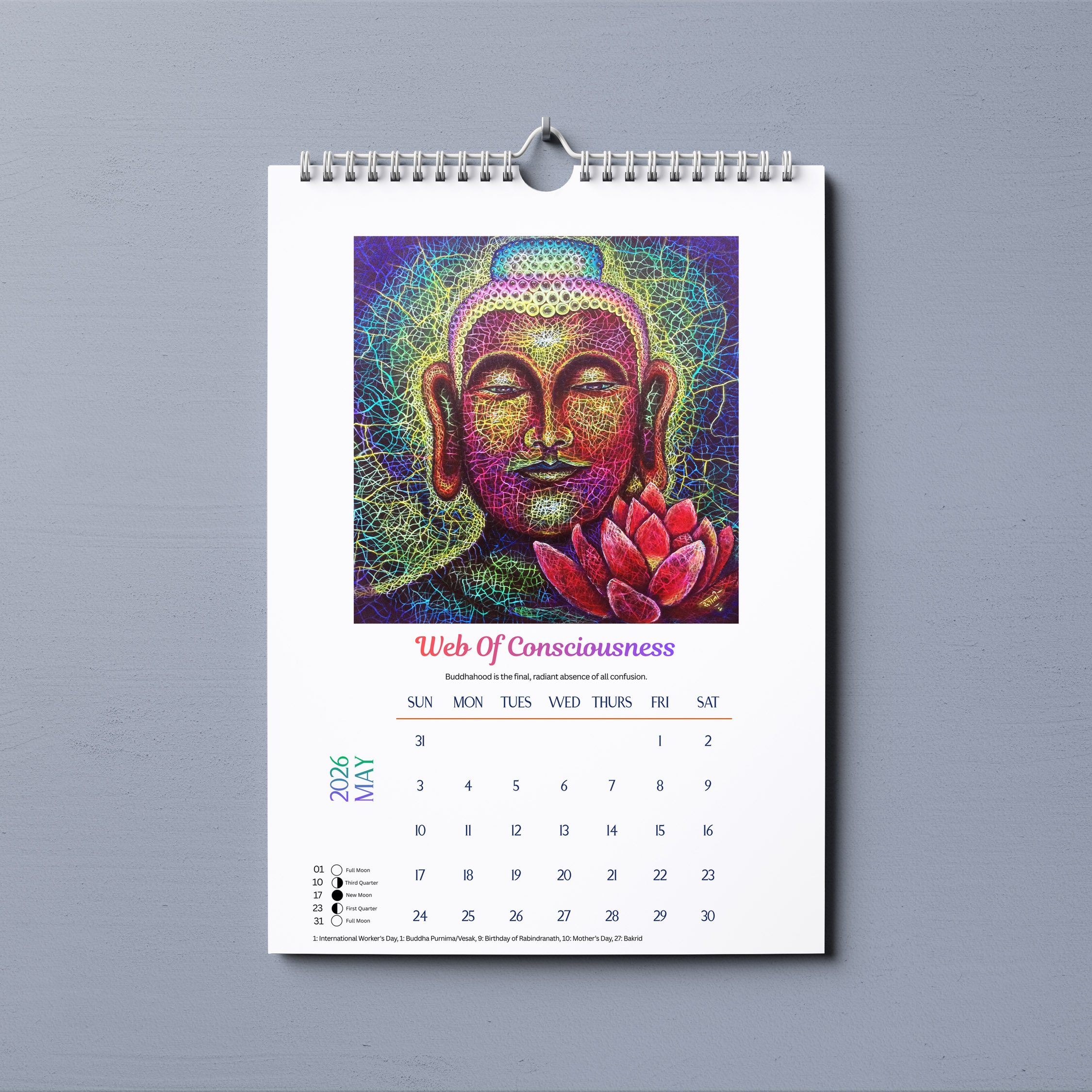 Large Visionary Art Calendar 2026 A3 Size - Image 7