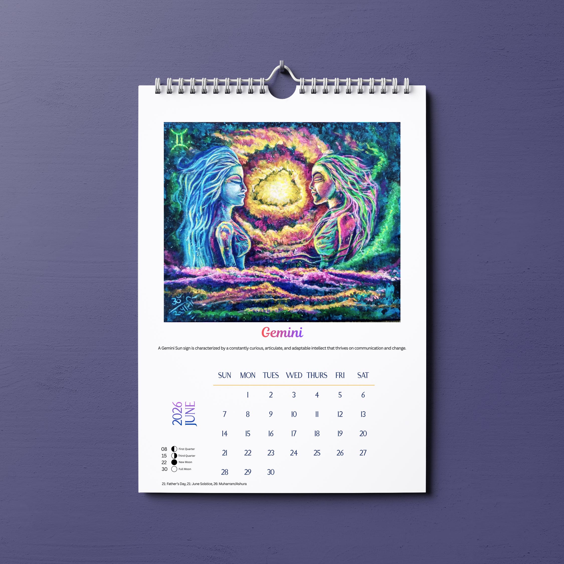 Zodiac art Calendar 2026 - Image 8