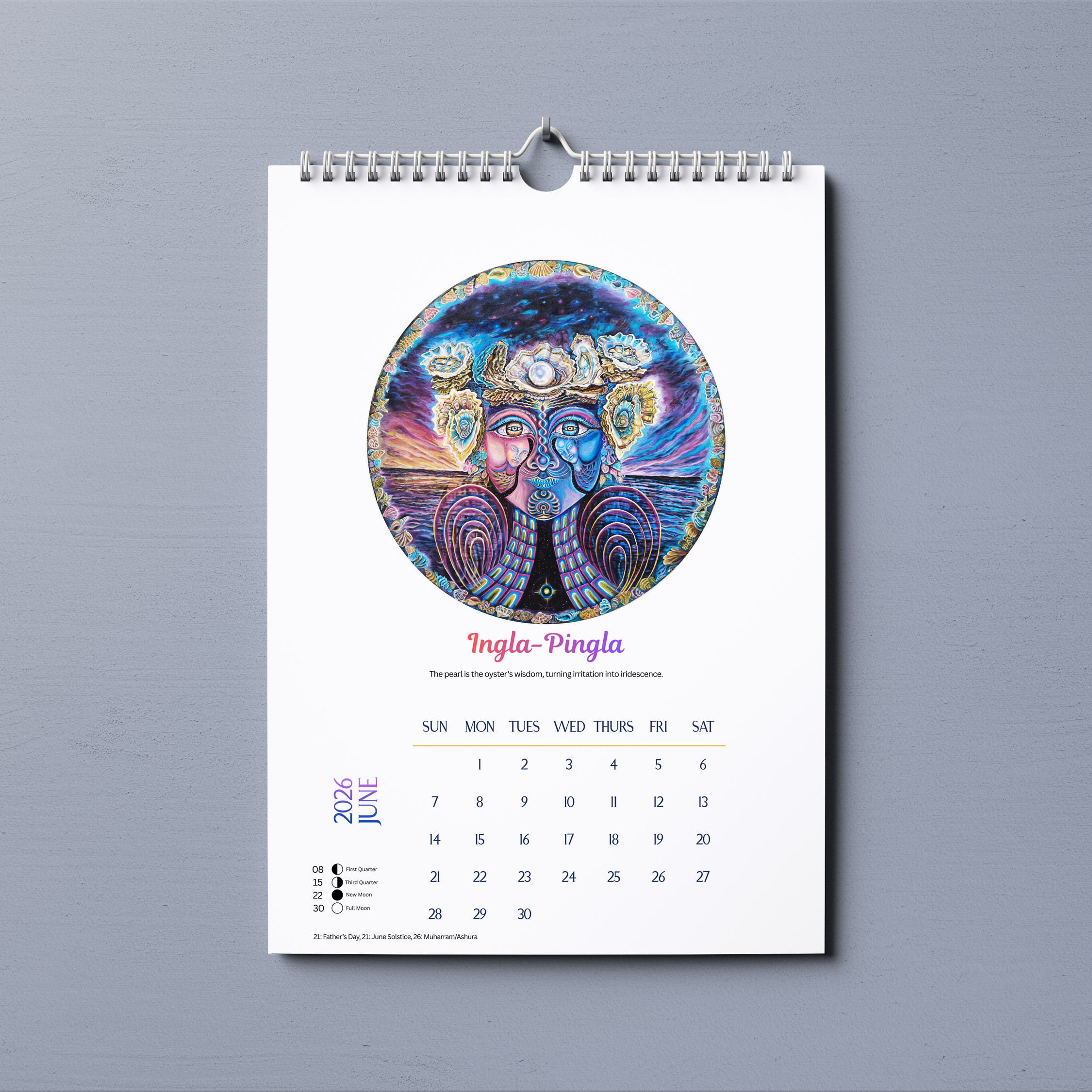 Large Visionary Art Calendar 2026 A3 Size - Image 8