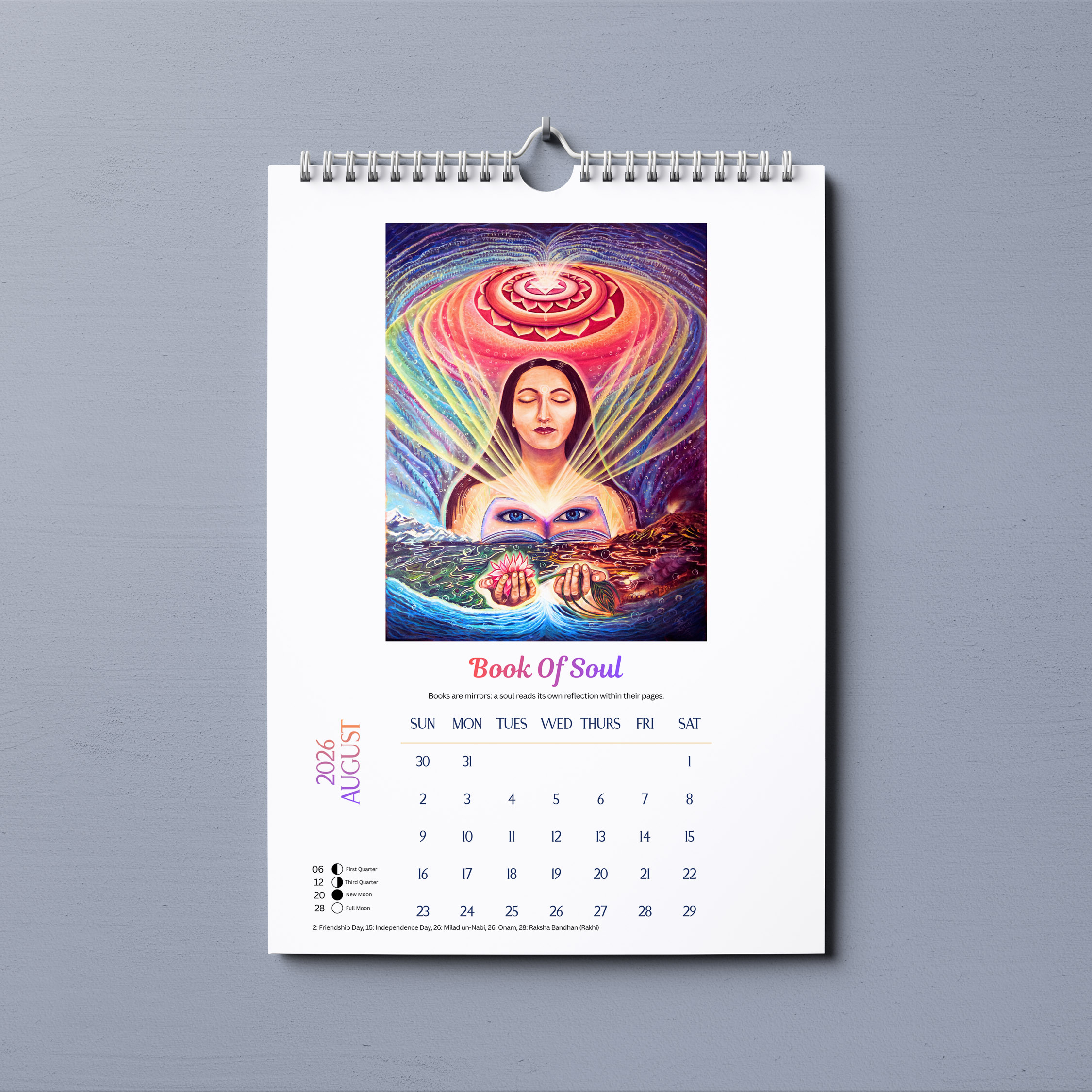 Large Visionary Art Calendar 2026 A3 Size - Image 10