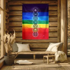 Seven Chakras Tapestry