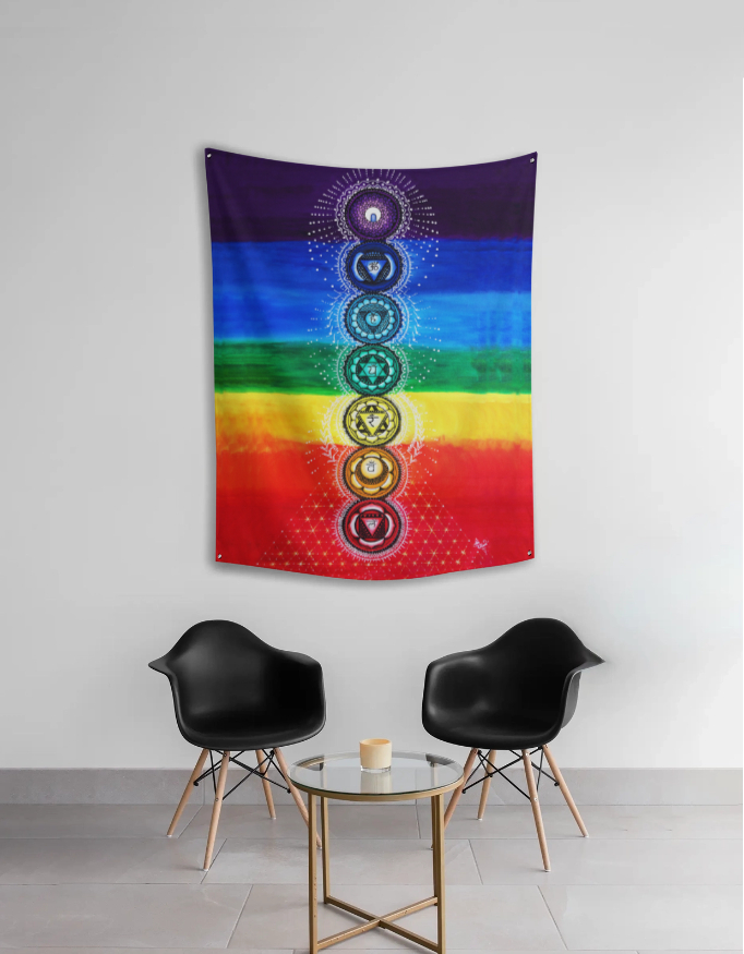 Seven Chakras Tapestry