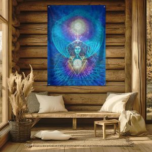 Flower OF life Tapestry