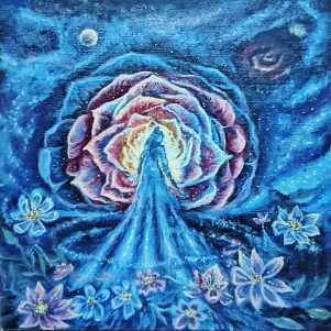 The other side of Freedom oil painting