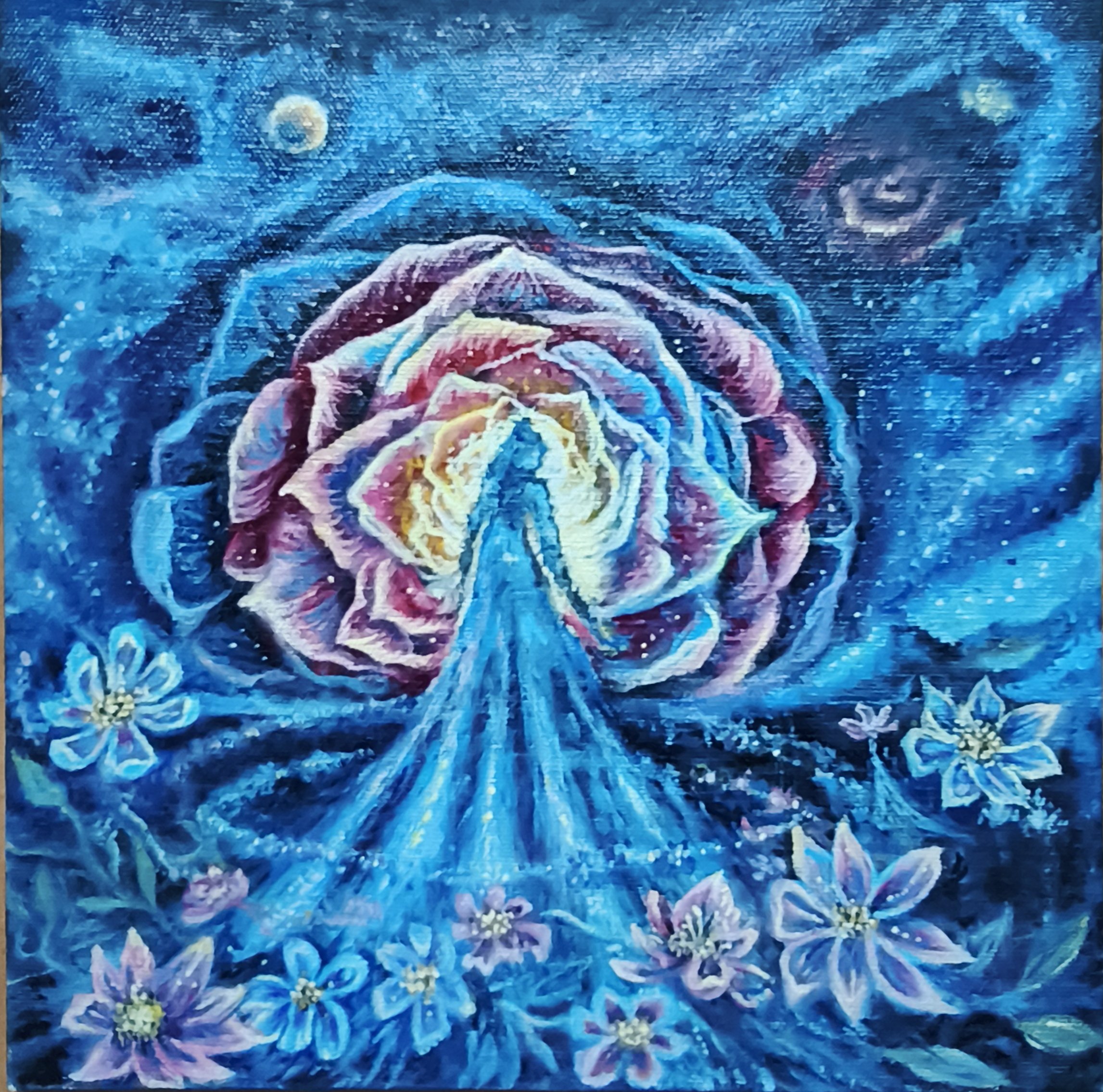 The other side of Freedom oil painting